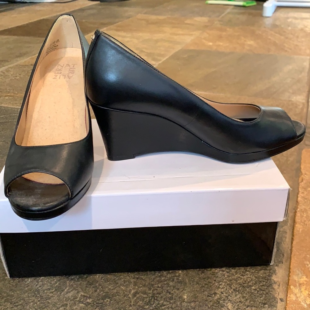 Naturalizer Wedge Peep Toe - Size 7.5